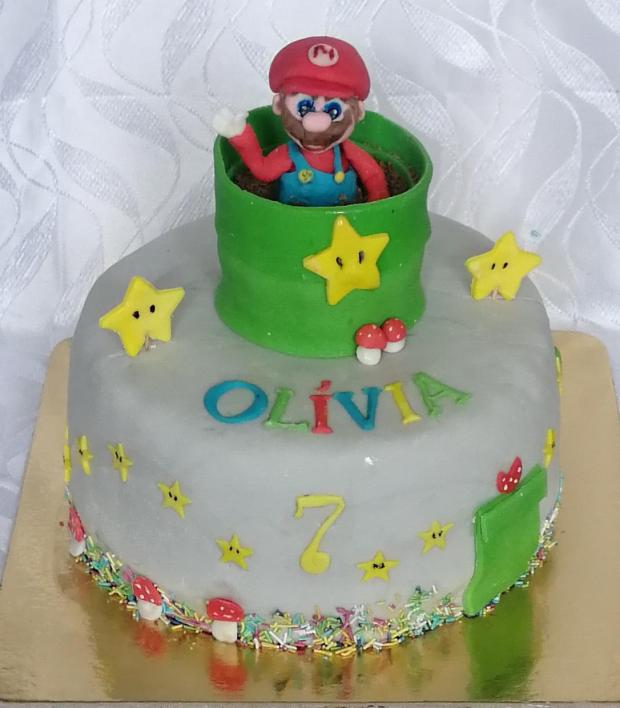 Super Mário , torta, Torty pre dievčatá, Mariolka, 1
