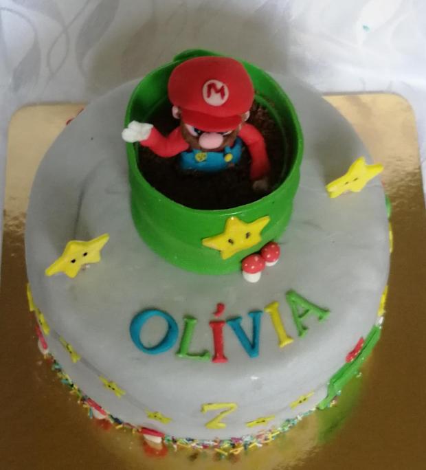 Super Mário , torta, Torty pre dievčatá, Mariolka, 2