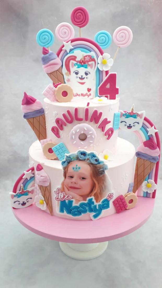 Nastya pre Paulínku, torta, Narodeninové torty, Miriam 17, 1