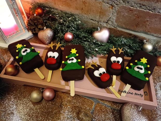 Vianočné nanuky, torta, Zákusky, Katkine torty, 1