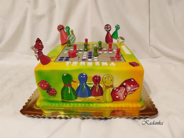 "Človeče nehnevaj sa !" , torta, Torty pre deti, Kadanka, 4