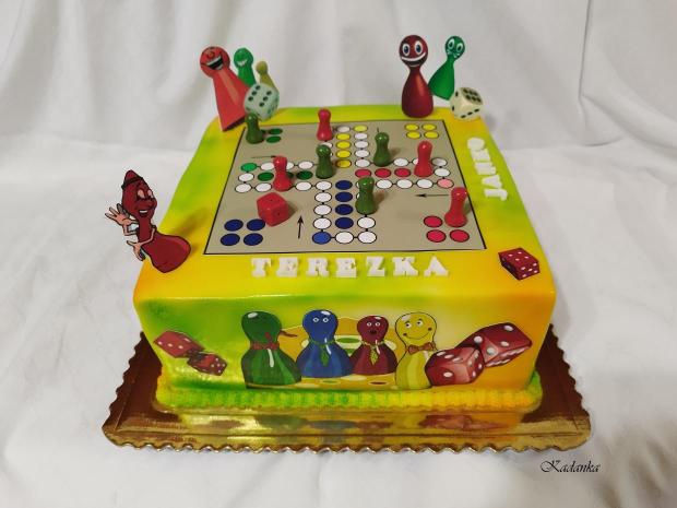"Človeče nehnevaj sa !" , torta, Torty pre deti, Kadanka, 3