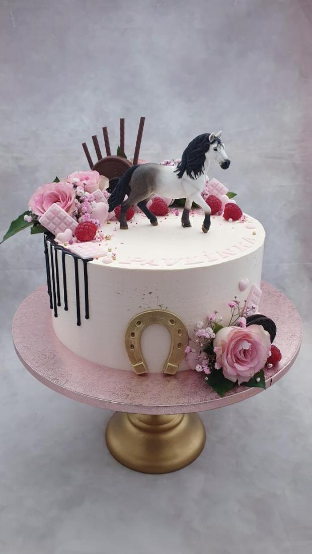 Narodeninová torta pre milovníčku koní, torta, Narodeninové torty, Miriam 17, 1