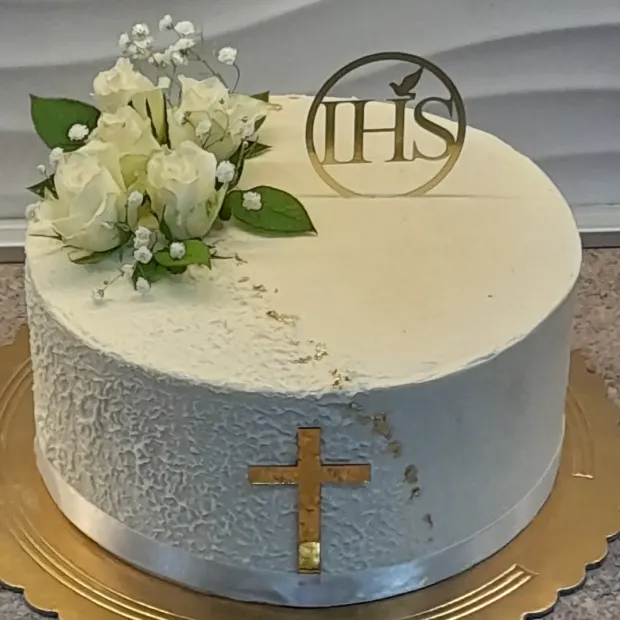 Torta s IHS, torta, Torty na cirkevné sviatky, Obertová Mária, 1