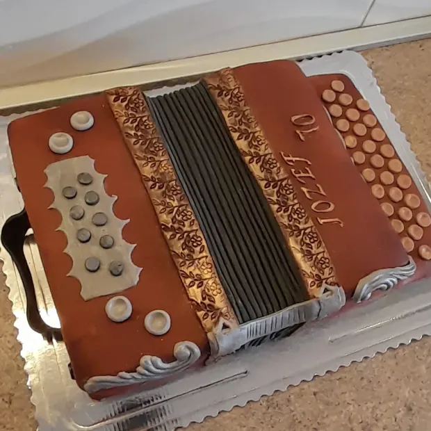 Harmonika - narodeninová torta, torta, Narodeninové torty, Obertová Mária, 1