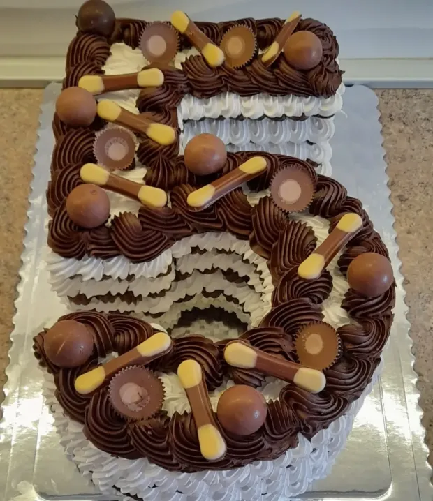 Penová číslicová torta, torta, Ostané torty pre deti, Obertová Mária, 1