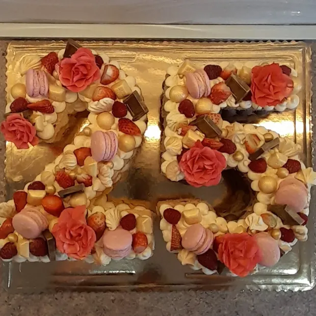 Číslicová torta - 25. narodeniny, torta, Narodeninové torty, Obertová Mária, 1