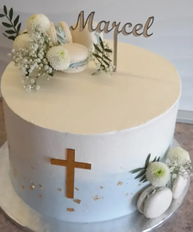 Ovocná torta na krstiny, torta, Torty na krstiny, Obertová Mária, 1