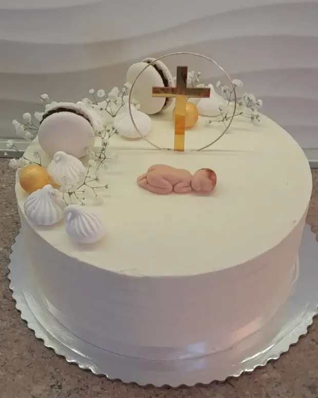 Torta na krstiny, torta, Torty na krstiny, Obertová Mária, 1