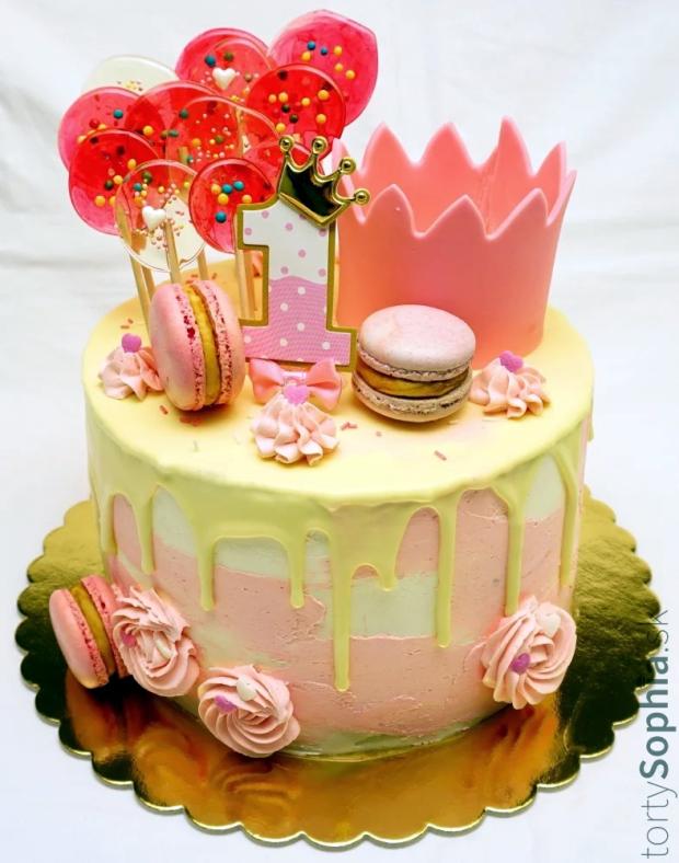 K narodeninám pre malú princeznú, torta, Torty pre dievčatá, tortysophia.sk, 1