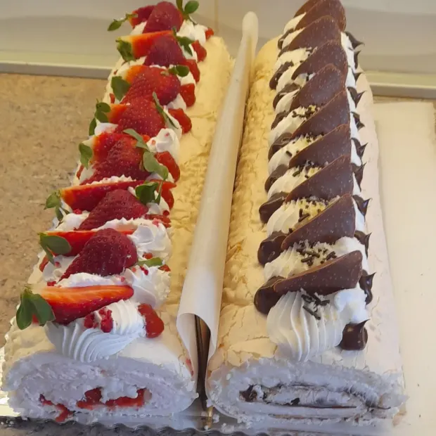Pavlovky rolády, torta, Zákusky, Obertová Mária, 1