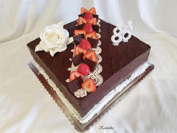 Tortička k narodeninám  celá DIA /vhodná pre diabetikov/, torta, Čokoládové torty, Kadanka, 3