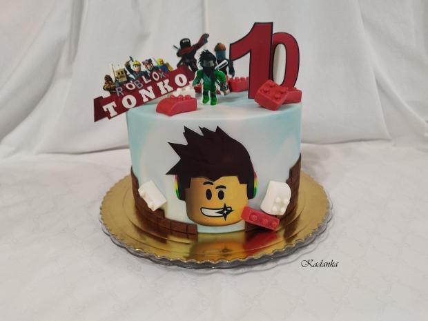 ROBLOX pre Tonka na želanie❤, torta, Ostané torty pre deti, Kadanka, 1
