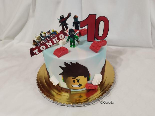 ROBLOX pre Tonka na želanie❤, torta, Ostané torty pre deti, Kadanka, 2