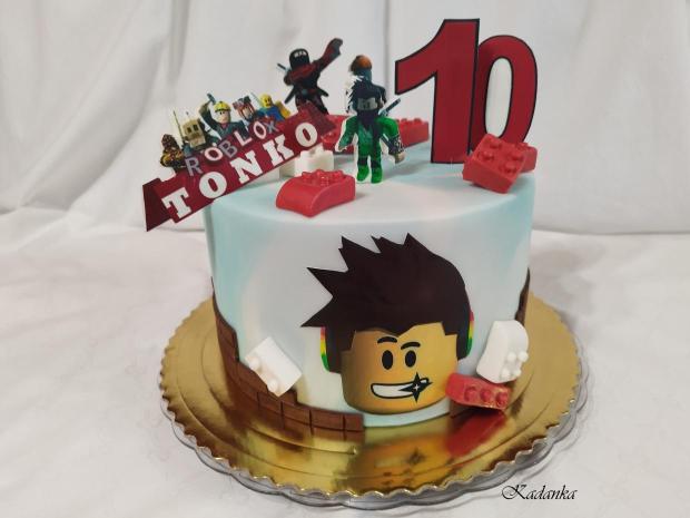 ROBLOX pre Tonka na želanie❤, torta, Ostané torty pre deti, Kadanka, 3