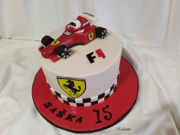 Ferrari Formula 1, torta, Športové torty, Kadanka, 2