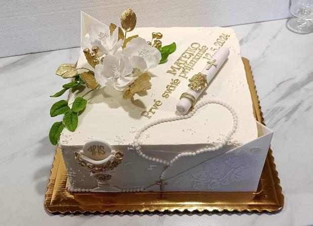 Torta na PSP pre chlapca, torta, Torty na cirkevné sviatky, babina 555, 1