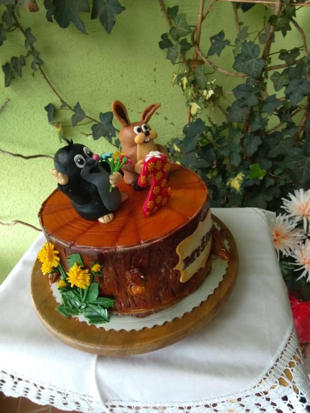 Krtko, torta, Rozprávkové torty, luhli, 2