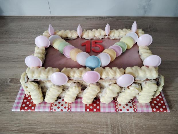 Narodeninova a biele parížske rožky, torta, Narodeninové torty, Gabima, 1