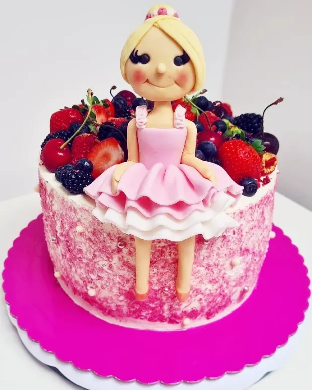 Torta pre malú oslávenkyňu , torta, Torty pre dievčatá, Radosť_piecť_radosť_jesť, 1