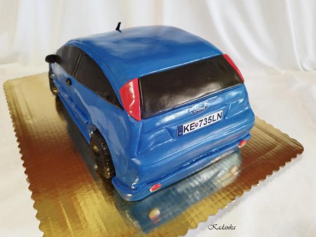 Ford Focus ST - na želanie pre pána😉, torta, Narodeninové torty, Kadanka, 3