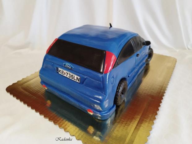 Ford Focus ST - na želanie pre pána😉, torta, Narodeninové torty, Kadanka, 4