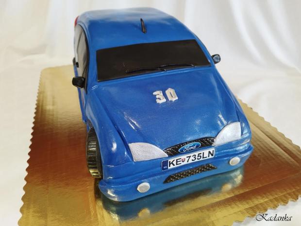 Ford Focus ST - na želanie pre pána😉, torta, Narodeninové torty, Kadanka, 5
