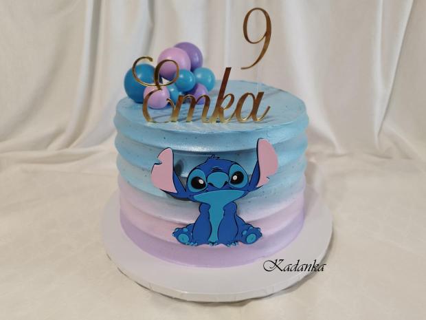 STICH krémová tortička na želanie pre Emku❤, torta, Torty pre dievčatá, Kadanka, 1