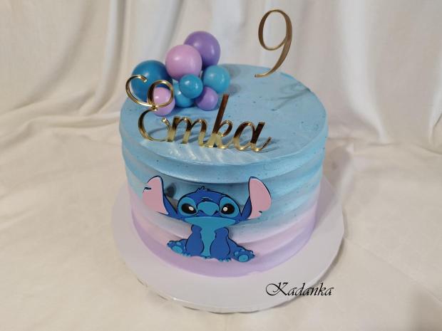 STICH krémová tortička na želanie pre Emku❤, torta, Torty pre dievčatá, Kadanka, 3