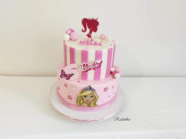 Barbie Bezlepková, bezmliečna tortička pre Stelku❤, torta, Torty pre dievčatá, Kadanka, 2