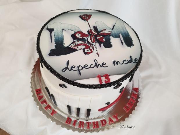 Depeche Mode, torta, Torty pre dievčatá, Kadanka, 2