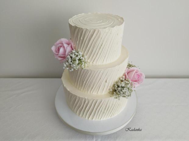 Svadobná krémová na želanie, torta, Svadobné torty, Kadanka, 1