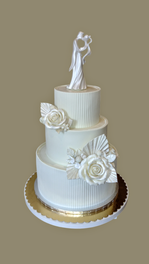 Elegantná svadobná torta, torta, Svadobné torty, mayra, 1