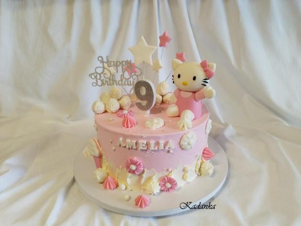 Hello Kitty pre Améliu, torta, Torty pre dievčatá, Kadanka, 4