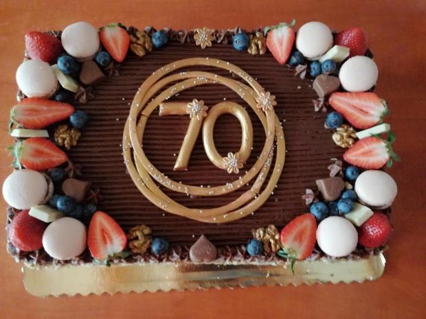 ku krásnemu jubileu, torta, Čokoládové torty, Zuzana Benedekova, 1