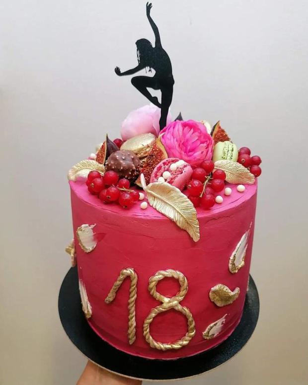 Torta pre tanečnicu k jej 18 narodeninám , torta, Torty pre dievčatá, Radosť_piecť_radosť_jesť, 1
