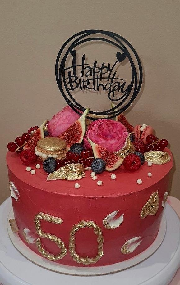 Medový rez k 50-ke :) , torta, Narodeninové torty, Radosť_piecť_radosť_jesť, 1