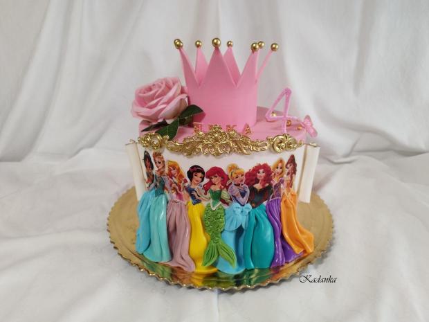 Disney Princess Cake ❤, torta, Torty pre dievčatá, Kadanka, 1