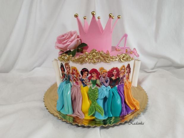 Disney Princess Cake ❤, torta, Torty pre dievčatá, Kadanka, 3