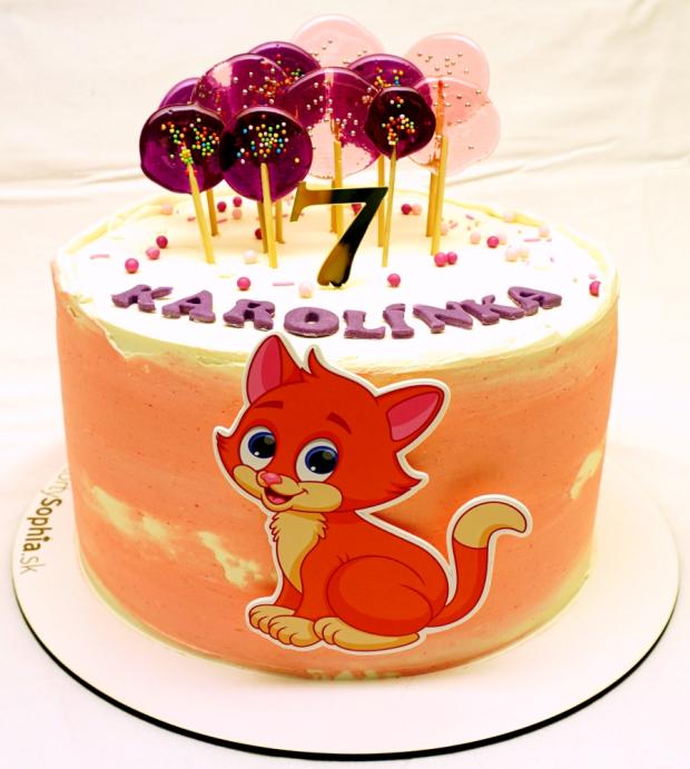 K narodeninám, torta, Torty pre dievčatá, tortysophia.sk, 1
