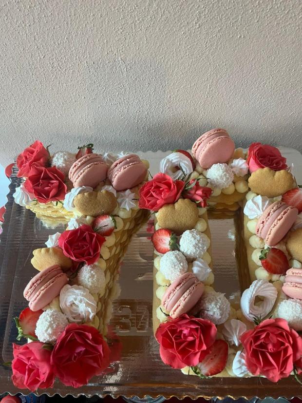 Číslicová torta k 70. narodeninám, torta, Narodeninové torty, zlevka, 1