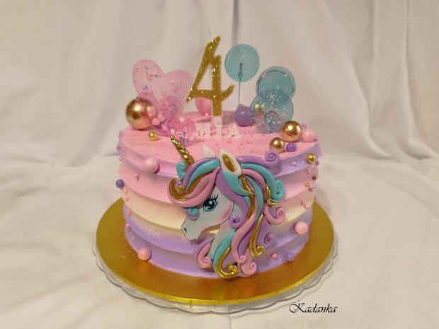 Unicorn - Jednorožec , torta, Torty pre dievčatá, Kadanka, 1