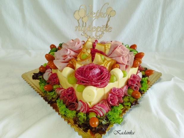 Slaná torta pre pána❤, torta, Slané torty, Kadanka, 2