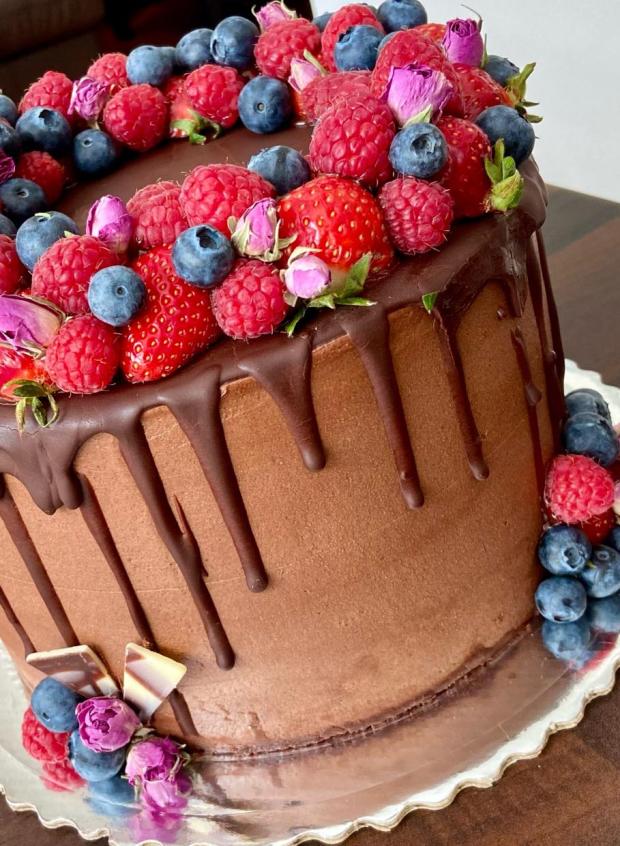 Narodeninová, torta, Drip torty, ramira, 1