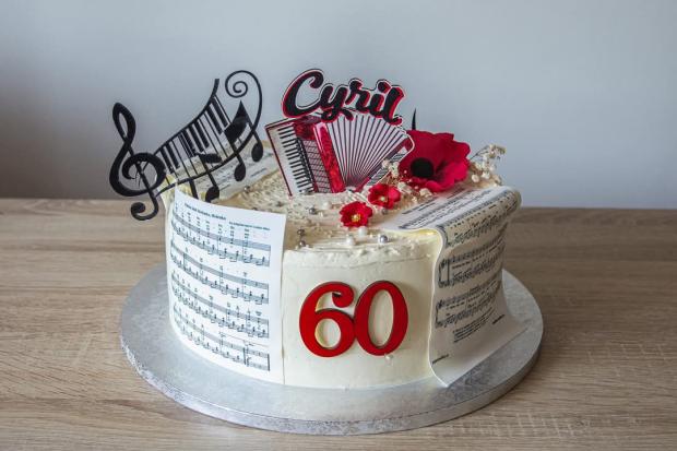 Pre muzikanta , torta, Narodeninové torty, Iva Gašpar, 1