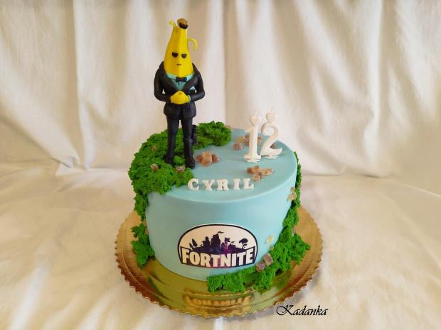 Fortnite - agent Peely, torta, Torty pre deti, Kadanka, 1