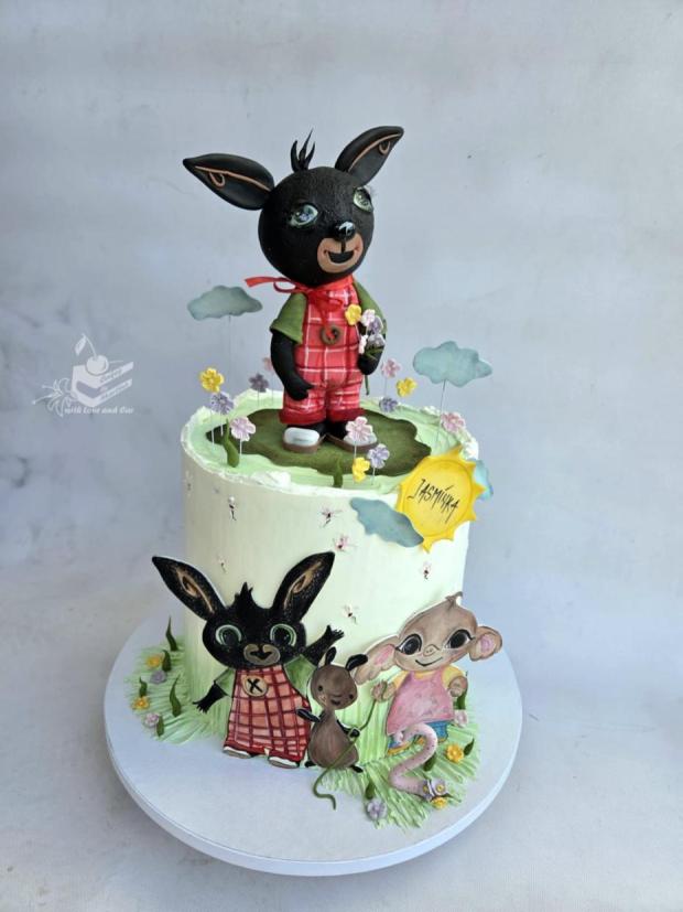 Zajačik Bing a jeho kamaráti , torta, Rozprávkové torty, Martina Durcekova, 1