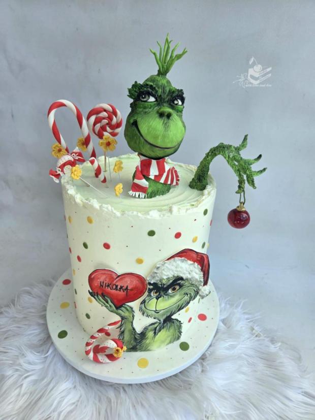 škriatok Grinch aj v lete :) , torta, Rozprávkové torty, Martina Durcekova, 1