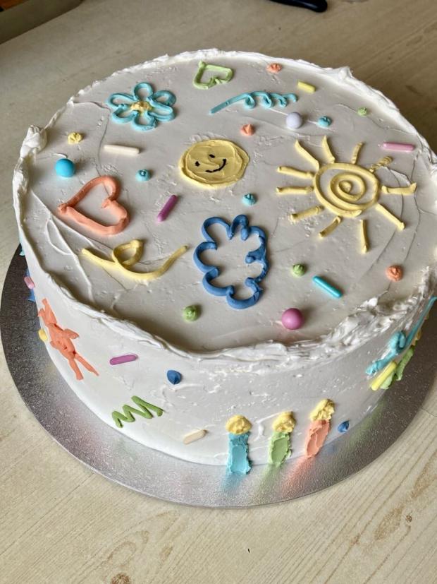 Kreslená , torta, Torty pre deti, Kusok kolaca, 1