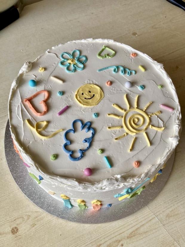 Kreslená , torta, Torty pre deti, Kusok kolaca, 2